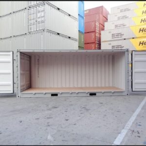 CONTENTOR COM ACESSO LATERAL ABERTO / 20 PÉS COMPLETOS