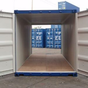 CONTENTOR-TÚNEL DE 20 PÉS X 8 PÉS (PORTA LATERAL DUPLA) UMA VIAGEM